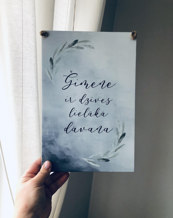 Koka dekors &quot;Ģimene&quot;